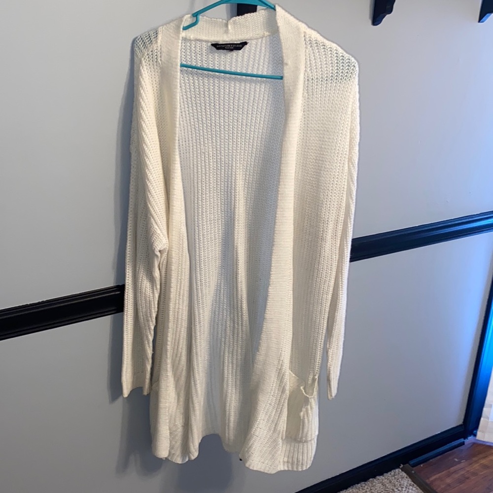 White Cardigan. Long in length!